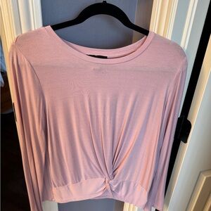 Premise Soft Pink Long Sleeve Top